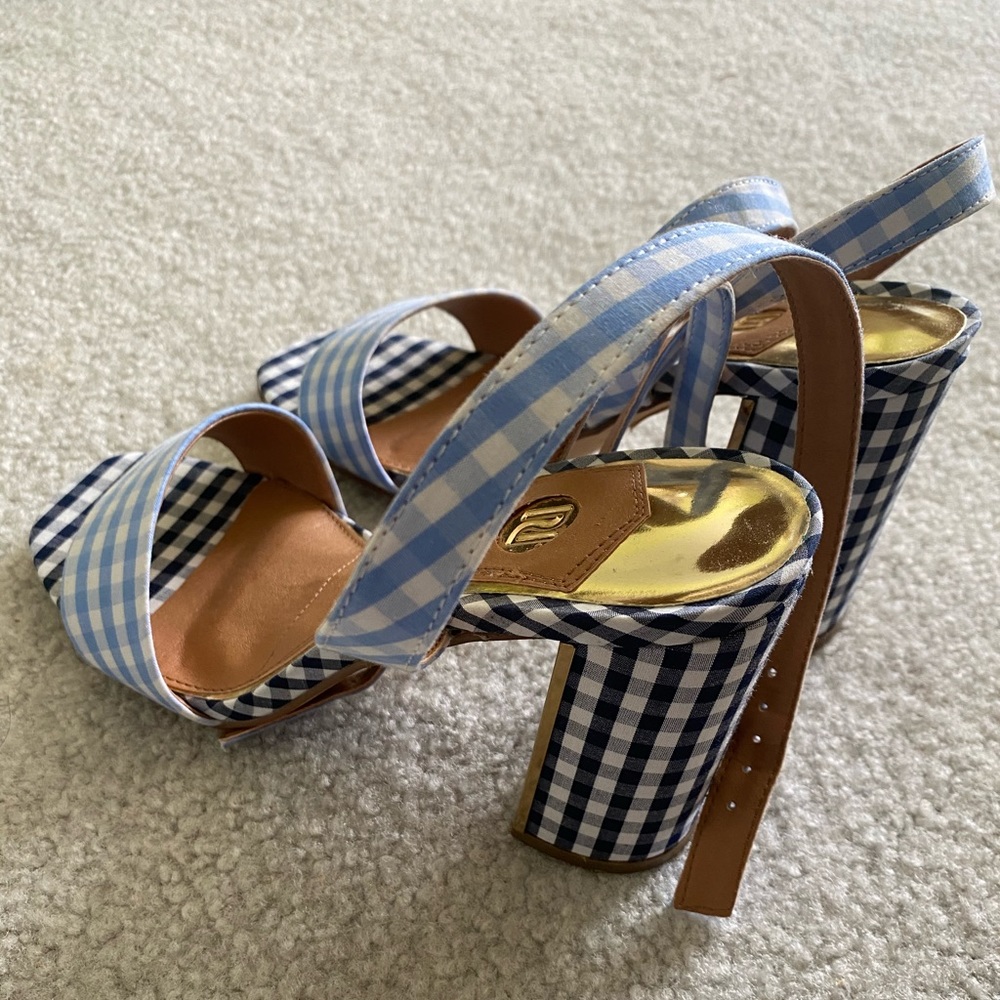 ASOS Gingham Block Heels
